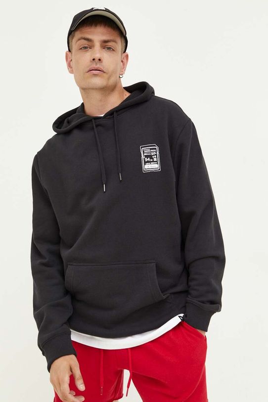 DC bluza z kapturem czarny ADYSF03111
