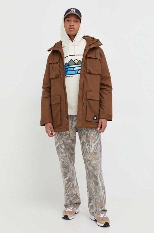 Mikina Quiksilver EQYFT04832 béžová AW23