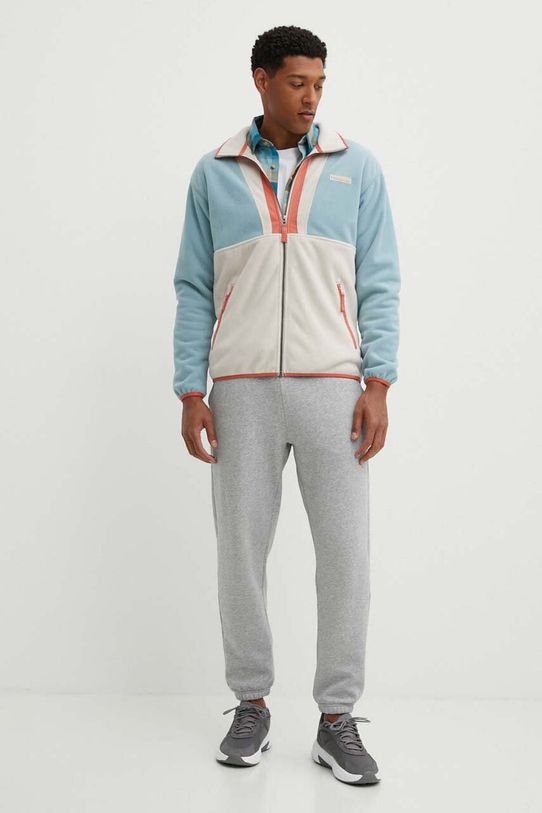 Fleecová mikina Columbia M Backbowl FZ Fleece Res 2053853 modrá AW23
