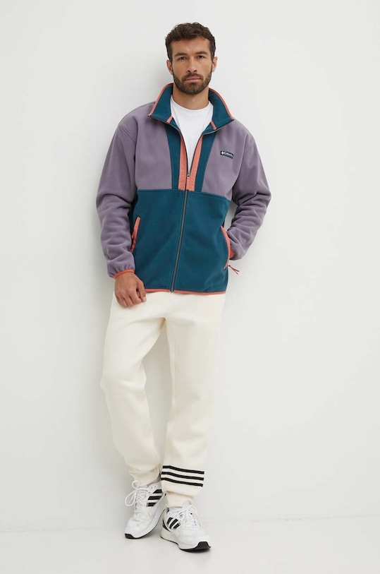 Columbia hanorac din fleece M Backbowl FZ Fleece Res 2053853 turcoaz AW23