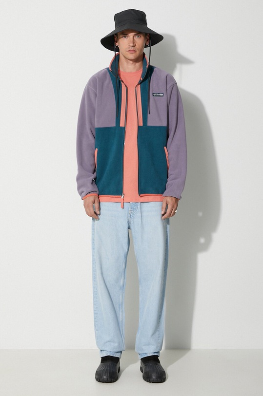 Columbia bluza polarowa M Backbowl FZ Fleece Res 2053853 turkusowy AW23