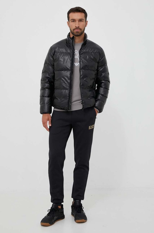 EA7 Emporio Armani bluza bawełniana 6RPM08.PJSHZ szary AW23