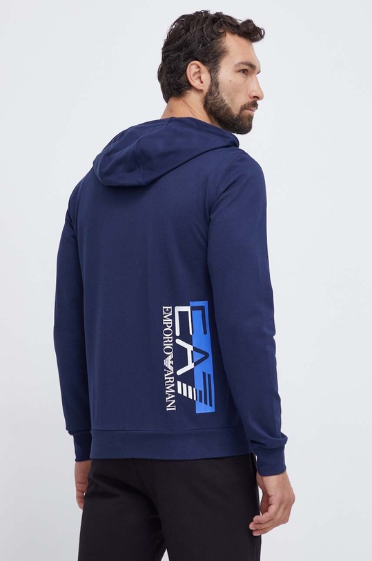 Oblečení Bavlněná mikina EA7 Emporio Armani 6RPM53.PJ05Z námořnická modř