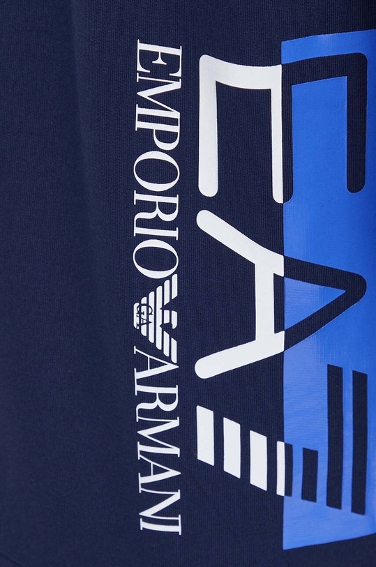 Bavlněná mikina EA7 Emporio Armani 6RPM53.PJ05Z námořnická modř