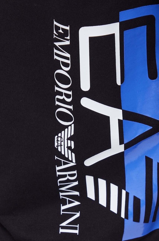 EA7 Emporio Armani hanorac de bumbac 6RPM53.PJ05Z negru
