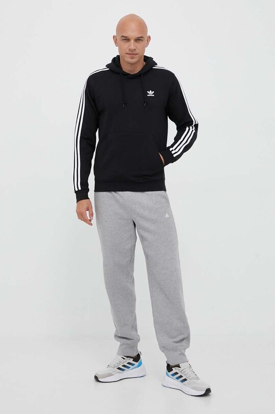 adidas Originals bluza 3-Stripes pozostałe czarny IM2088