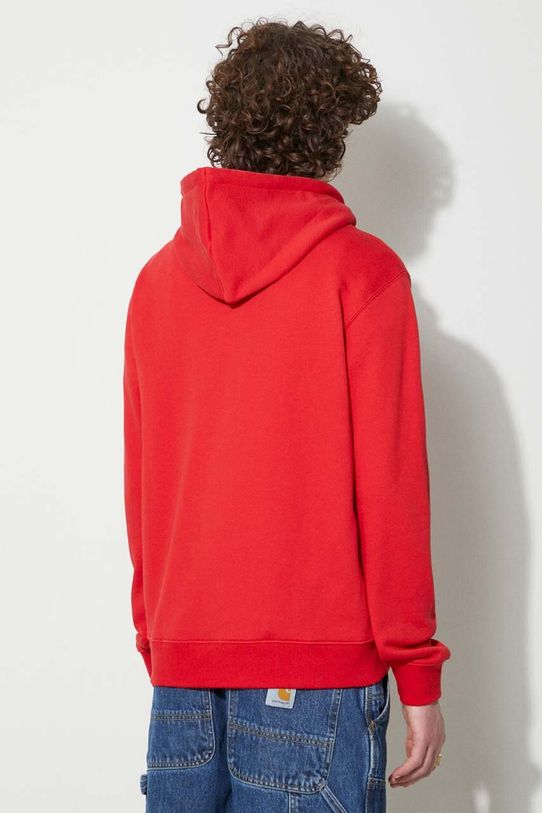 Бавовняна кофта adidas Originals IM4497 червоний AW23