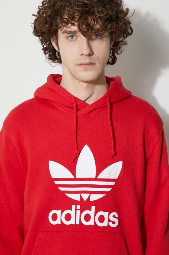 Хлопковая кофта adidas Originals IM4497 красный