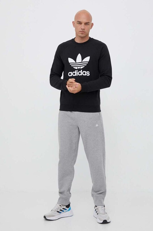 Хлопковая кофта adidas Originals IM4500 чёрный AW23