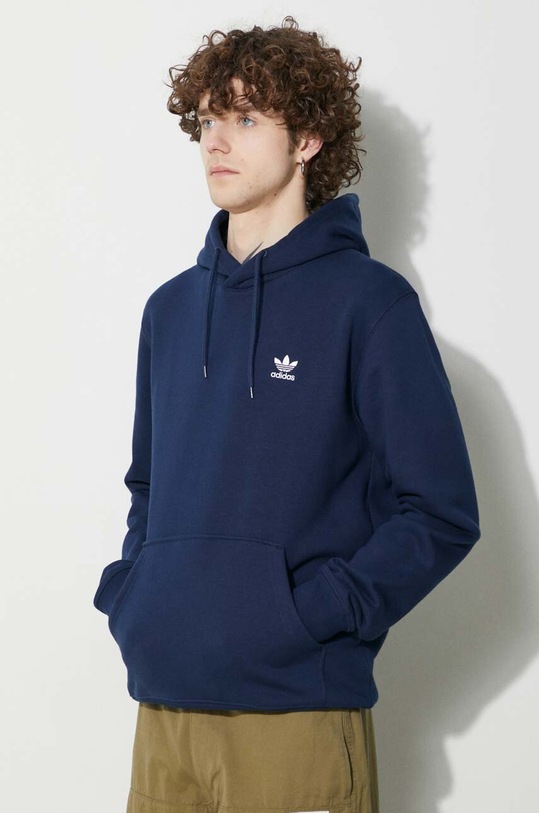 adidas Originals bluza Trefoil Essentials Hoodie granatowy IM4524
