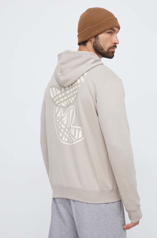 Îmbrăcăminte adidas Originals hanorac de bumbac IL5191 bej