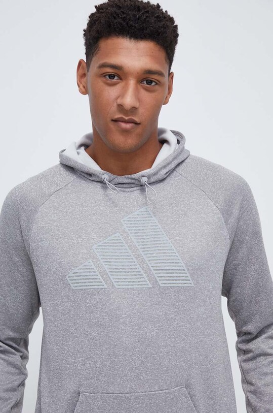 Одежда Кофта для тренинга adidas Performance IM1775 серый