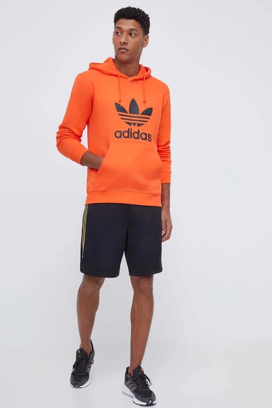 adidas Originals bluza bawełniana II5769 pomarańczowy AW23