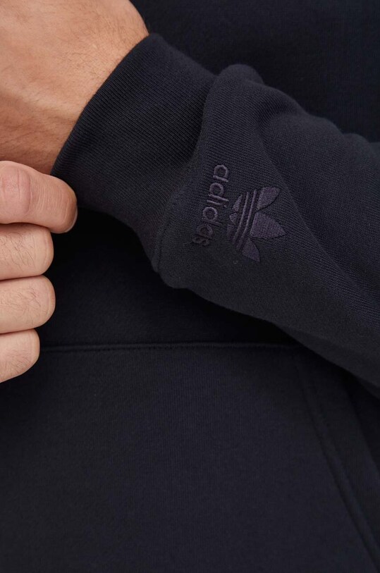 Хлопковая кофта adidas Originals IJ0610 чёрный