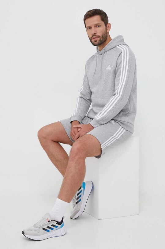 adidas bluza pozostałe szary IJ6474