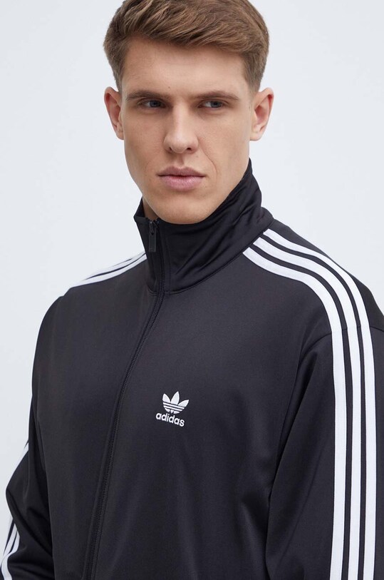 Суичър adidas Originals Adicolor Classics Firebird без качулка черен IJ7058