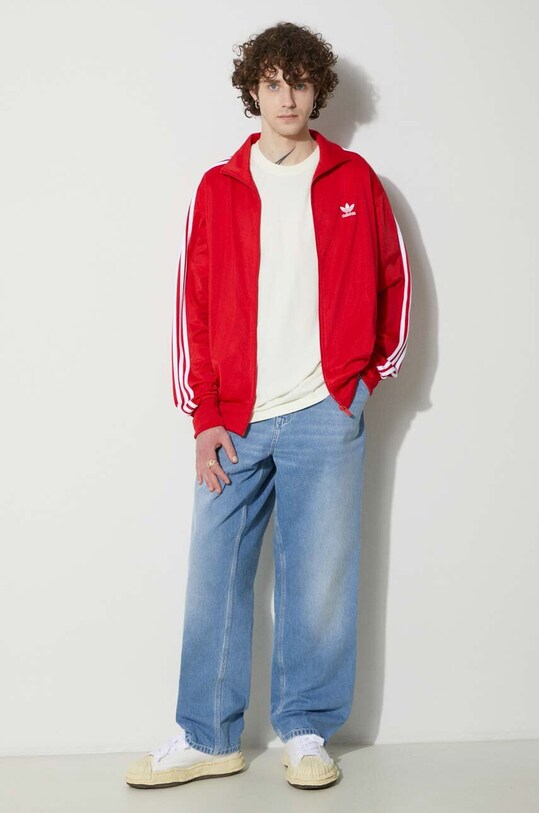 adidas Originals felpa IJ7060 rosso SS24