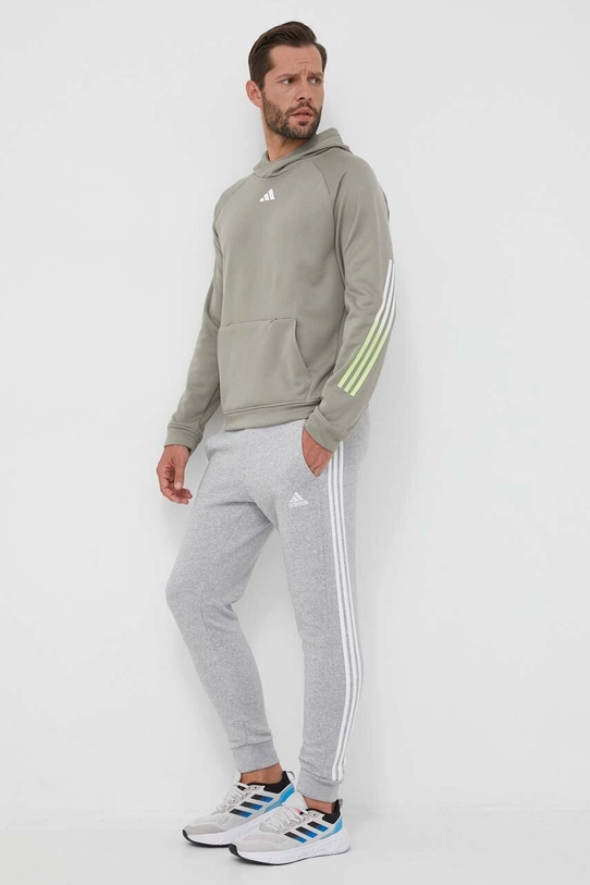 adidas Performance bluza treningowa Train Icons IJ8115 zielony AW23