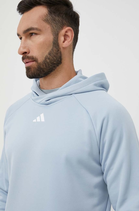 adidas Performance bluza treningowa Train Icons niebieski IJ8117