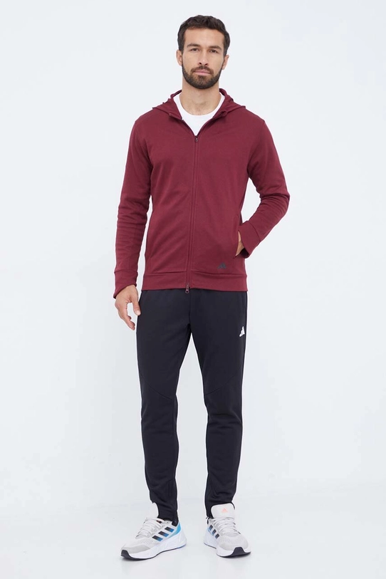 adidas Performance hanorac de antrenament Base IB3485 burgundia AW23