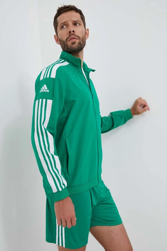 adidas Performance hanorac de antrenament Squadra 21 imprimeu verde GP6447