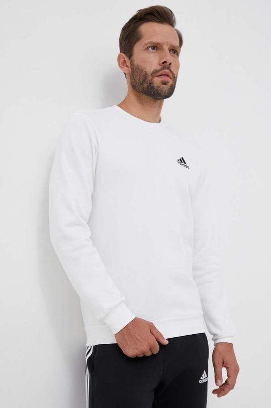 adidas bluza Essentials aplikacja biały H12220