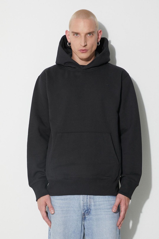 Mikina adidas Originals s kapucňou čierna HK0314
