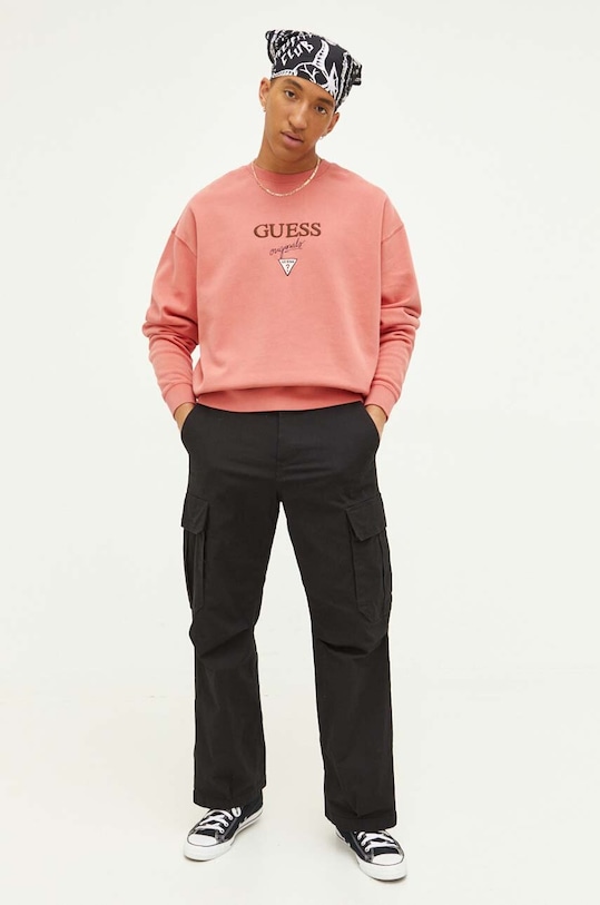 Mikina Guess Originals M2BQ09K9YH1 oranžová AW23