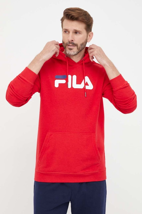 Кофта Fila с капюшоном красный FAU0068.9BYX