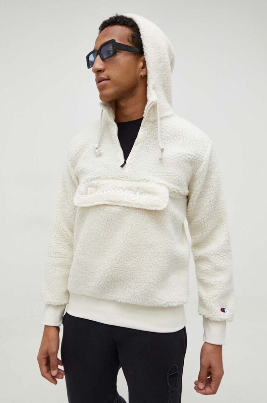 Champion bluza z kapturem beżowy 219446