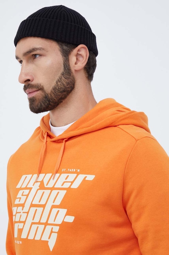 The North Face hanorac de bumbac portocaliu NF0A852ZI0M1