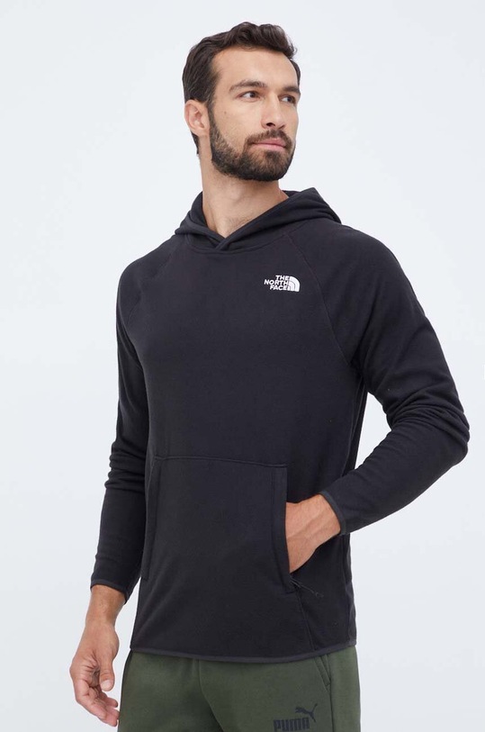 The North Face bluza imprimeu negru NF0A855ZJK31