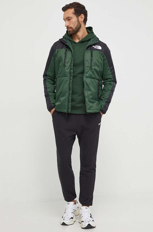 The North Face bluza bawełniana Raglan Redbox NF0A2ZWUI0P1 zielony AW23