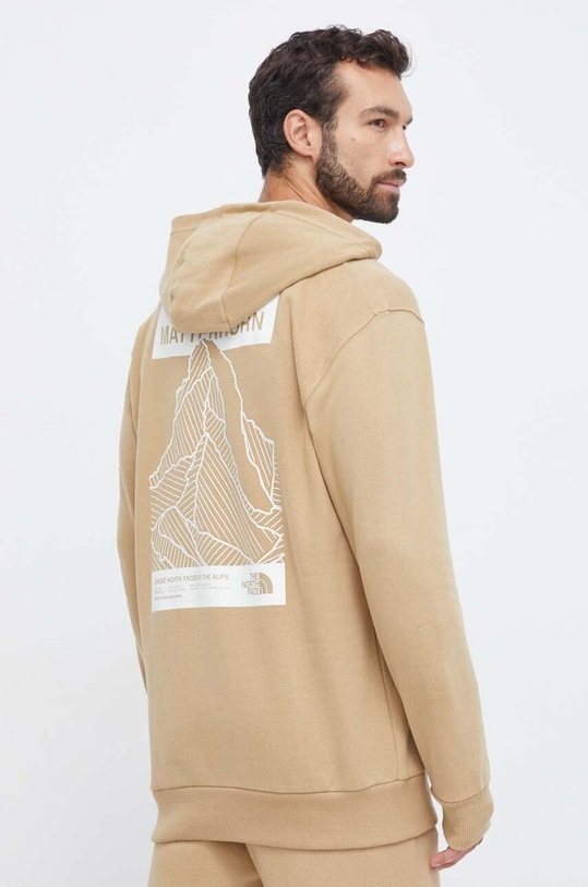 Îmbrăcăminte The North Face hanorac de bumbac NF0A8547LK51 bej