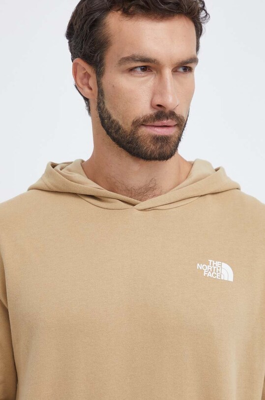 The North Face bluza bawełniana beżowy NF0A8547LK51