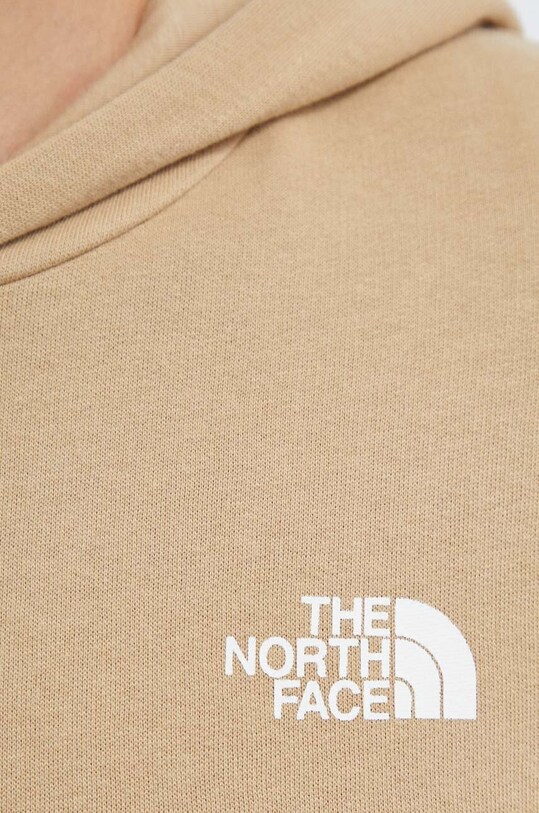 The North Face bluza bawełniana NF0A8547LK51 beżowy