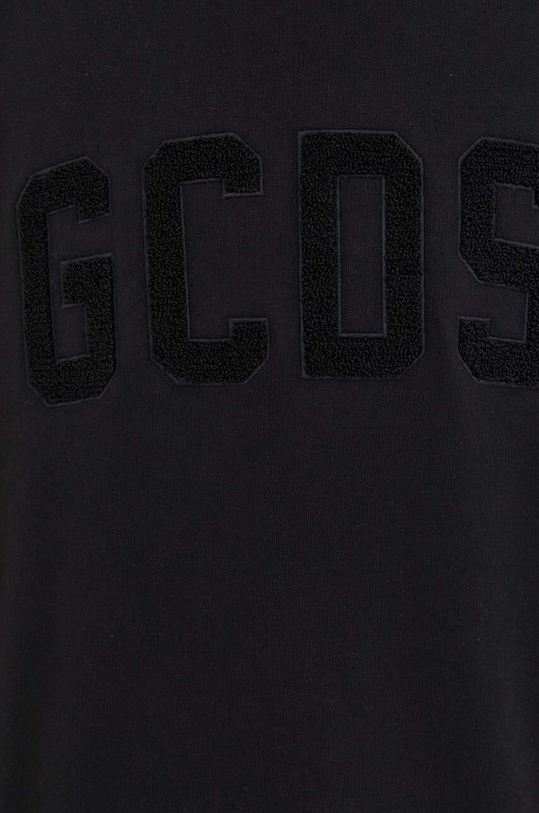 Bavlnená mikina GCDS FW23M110115 čierna