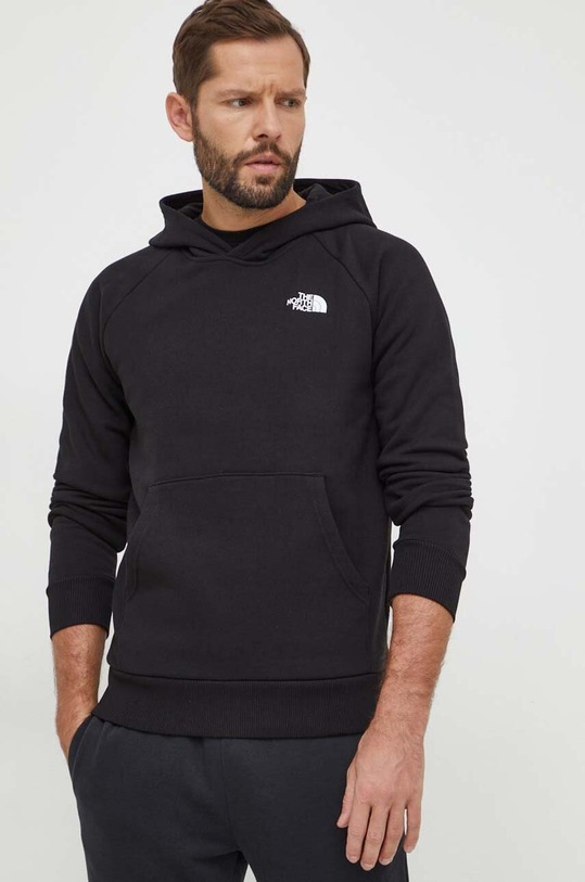 The North Face pamut melegítőfelső pamut fekete NF0A2ZWUO4M1