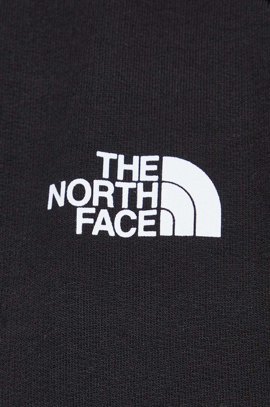 The North Face pamut melegítőfelső NF0A2ZWUO4M1 fekete