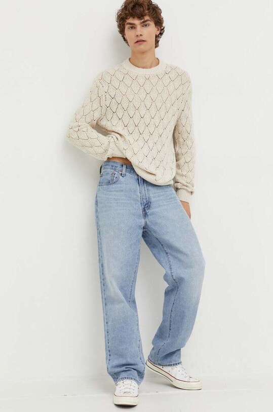 Abercrombie & Fitch bluza KI120.3103.178 bej AW23