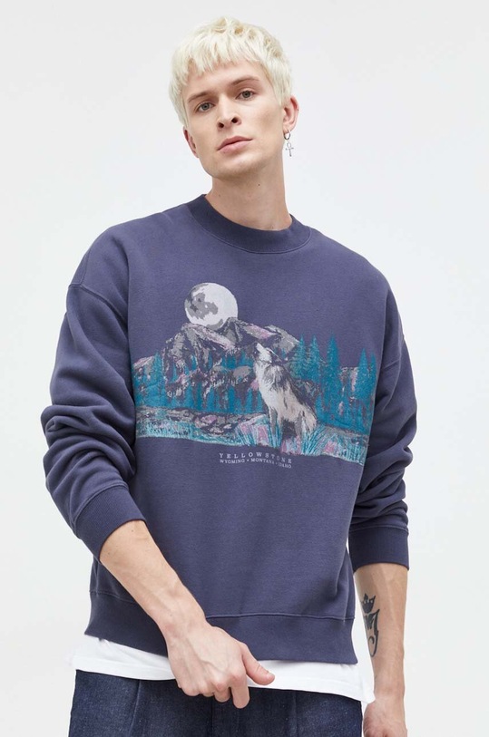 Abercrombie & Fitch bluza pozostałe fioletowy KI122.3189.200