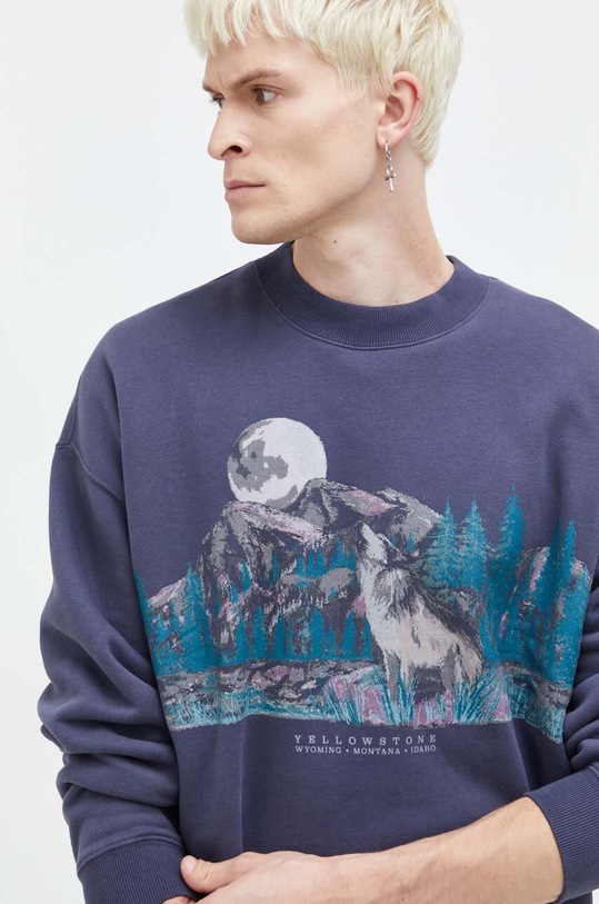 Abercrombie & Fitch bluza fioletowy KI122.3189.200