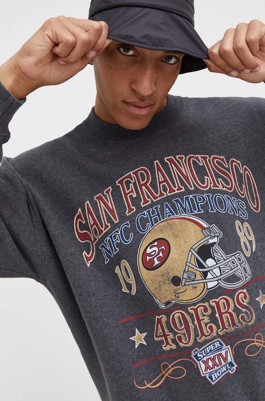Abercrombie & Fitch felső x NFL szürke KI122.3195.133