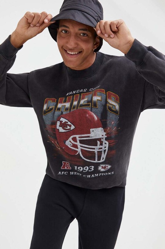 Abercrombie & Fitch bluza x NFL print gri KI122.3199.908