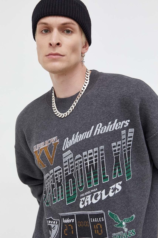 Abercrombie & Fitch bluza x NFL KI122.3204.132 gri AW23
