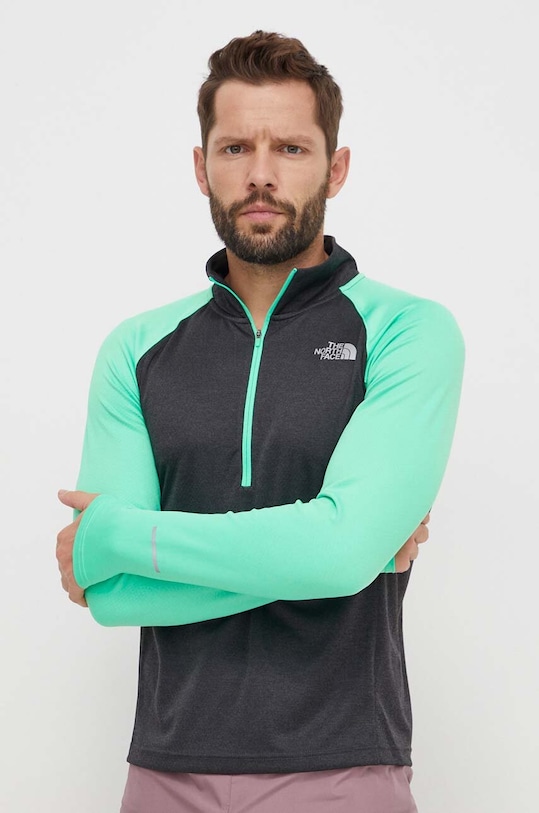 The North Face bluza sportowa zielony NF0A7SXPOSC1