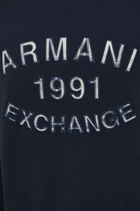 Хлопковая кофта Armani Exchange 6RZMGA.ZJ4XZ тёмно-синий