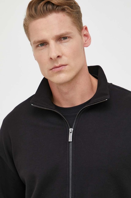 Armani Exchange bluza bawełniana czarny 6RZMLM.ZJ4XZ