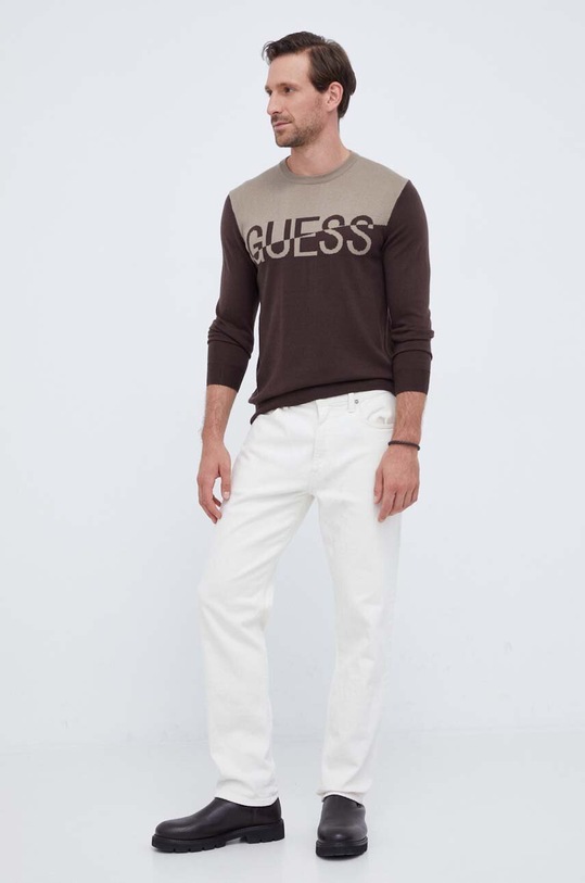 Mikina Guess M3BR09.Z3052 hnedá AW23