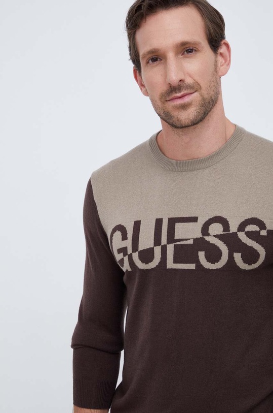 Mikina Guess hnedá M3BR09.Z3052